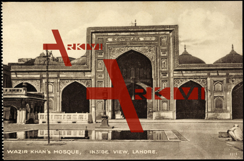 Lahore Pakistan, Wazir Khan's Mosque, Innenansicht
