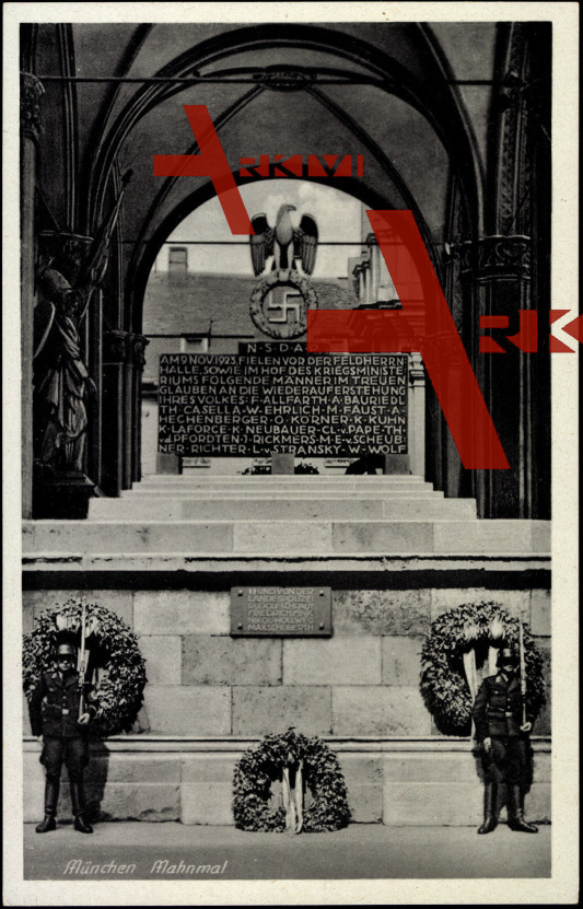 München, Denkmal der Gefallenen 9. Nov. 1932, HK