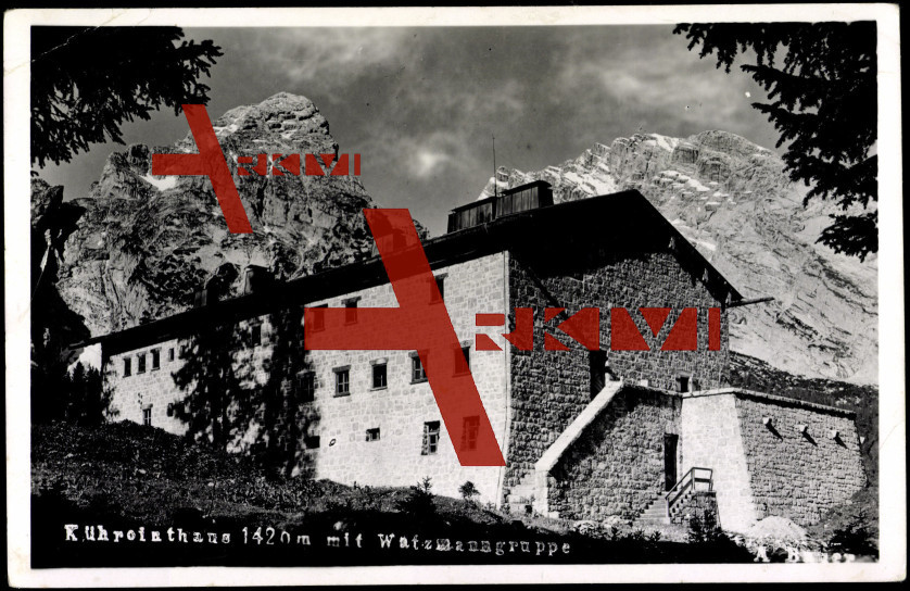 Berchtesgaden, Kührointhaus, Watzmanngruppe