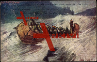 Innes J., Kanu mit Indianern im Kanu