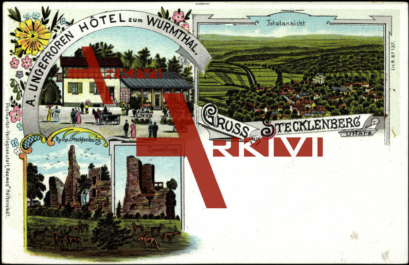 Stecklenberg, Hotel zum Wurmthal, Lauenburg,Total