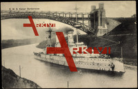 S.M.S. Kaiser Barbarossa, Kriegsschiff, Brücke