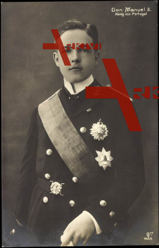 Don Manuel II, König von Portugal, Portrait