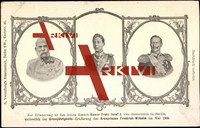 Kaiser Franz Josef I, Wilhelm II, Kronprinz Wilhelm