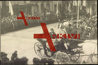 Kaiser Franz Josef I, Parade, Kutsche, Jubelnde