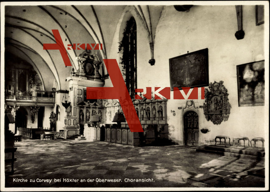 Corvey Höxter, Kirche an der Oberweser, Choransicht