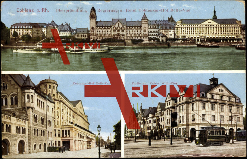 Koblenz Rhein, Oberpräsidium,Regierung,Ksr Wilh Ring