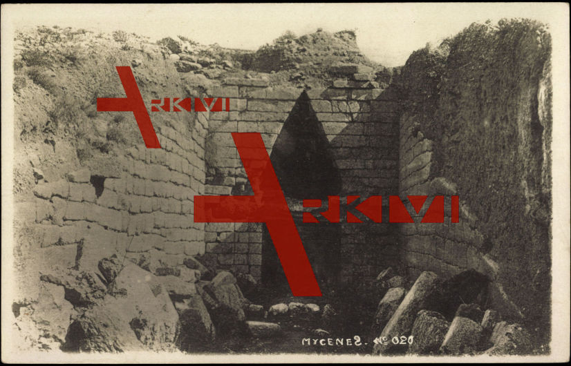 Mykene Griechenland, Ausgrabungsstätte, Ruinen