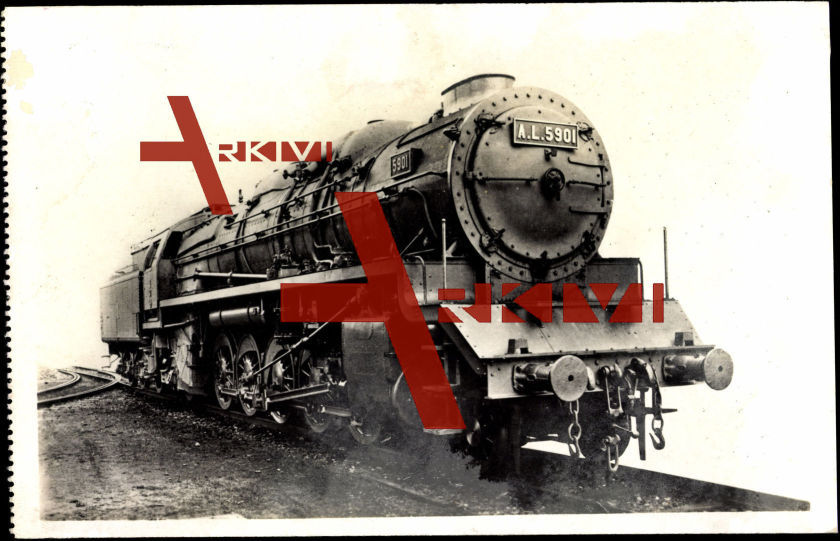 Eisenbahn,Frankreich, Dampflok, G no 13, A.L 5901