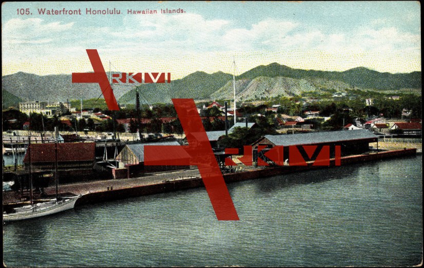 Honolulu Hawaii USA, Waterfront, Gebäude am Wasser