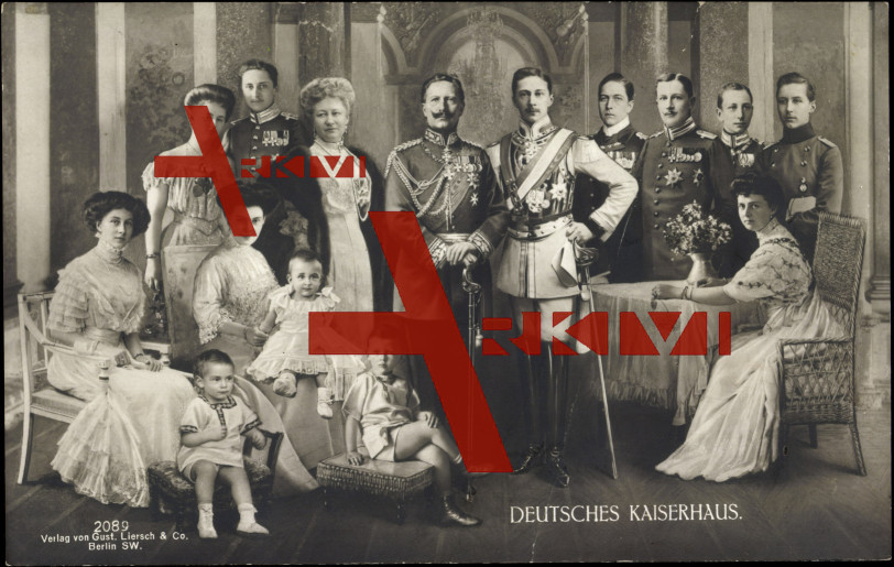 Deutsches Kaiserhaus, Kaiser Wilhelm mit Familie