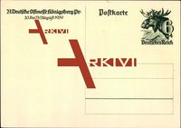 Ganzsachen 6 + 4 Pfennig, Königsberg, 27. Ostmesse