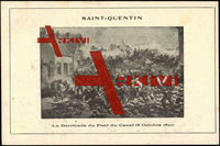 Saint Quentin Aisne, Barricade du Pont du Canal 1870