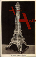 Paris, Eiffelturm Strohuhr, Modell, Standuhr