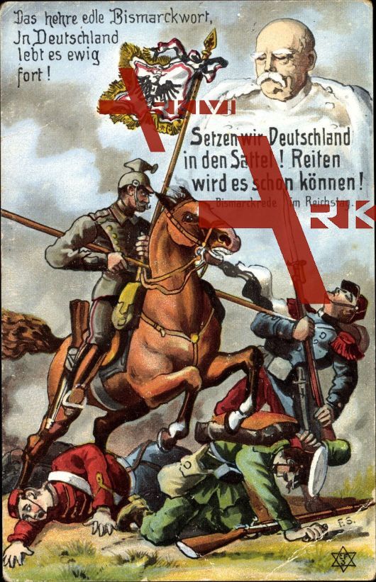 Bismarckwort, Deutschland, Ulane, Patriotik