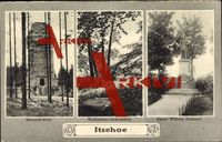 Itzehoe Krs. Steinburg, Bismarck Säule, Gedenkstein