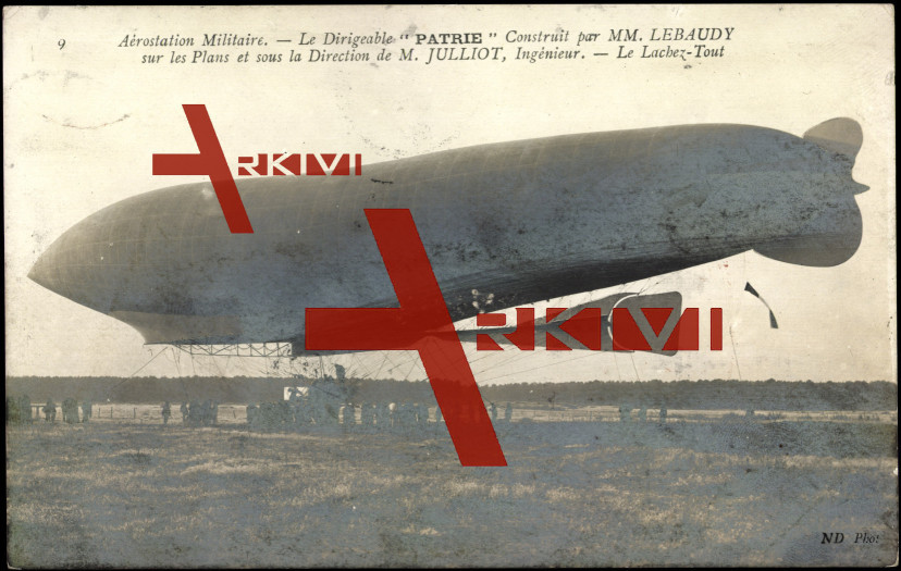 Aerostation Militaire, Dirigeable Patrie, Zeppelin