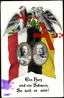Kaiser Wilhelm II, Franz Josef I., Herz, Schwerz