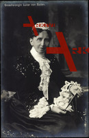 Großherzogin Luise von Baden, Portrait, Fächer