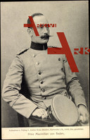 Prinz Maximilian von Baden, Uniform, Schirmmütze