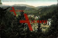 Wolkenstein Erzgebirge, Blick v.d. Falkenhorstwand; ungelaufen, sehr guter Zustand; PLZ 09429