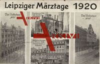 Leipzig,Märztage 1920,Volkshaus früher und heute