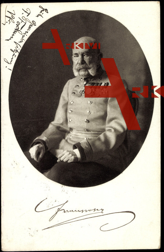 Passepartout Kaiser Franz Josef I von Österreich