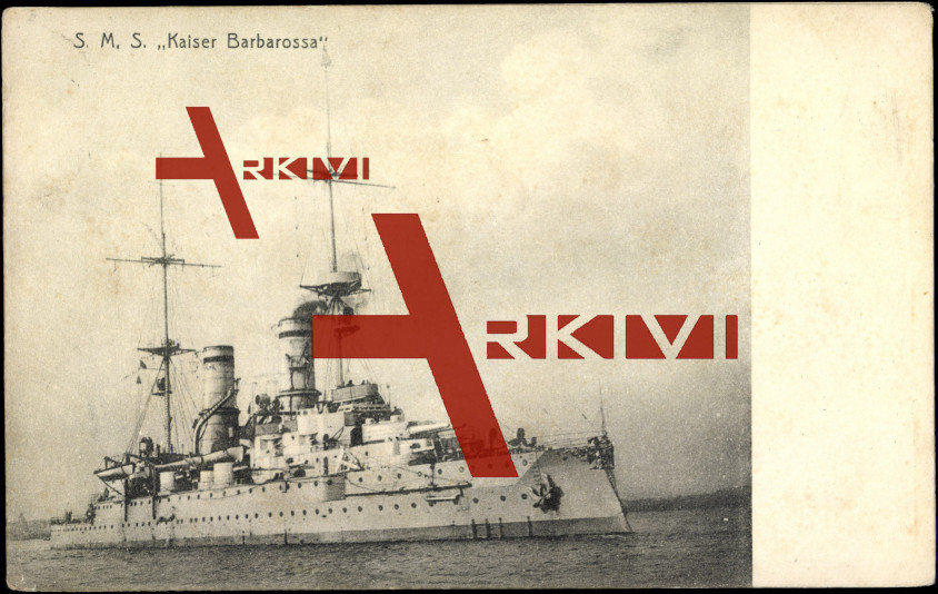 Deutsches Kriegsschiff S.M.S. Kaiser Barbarossa