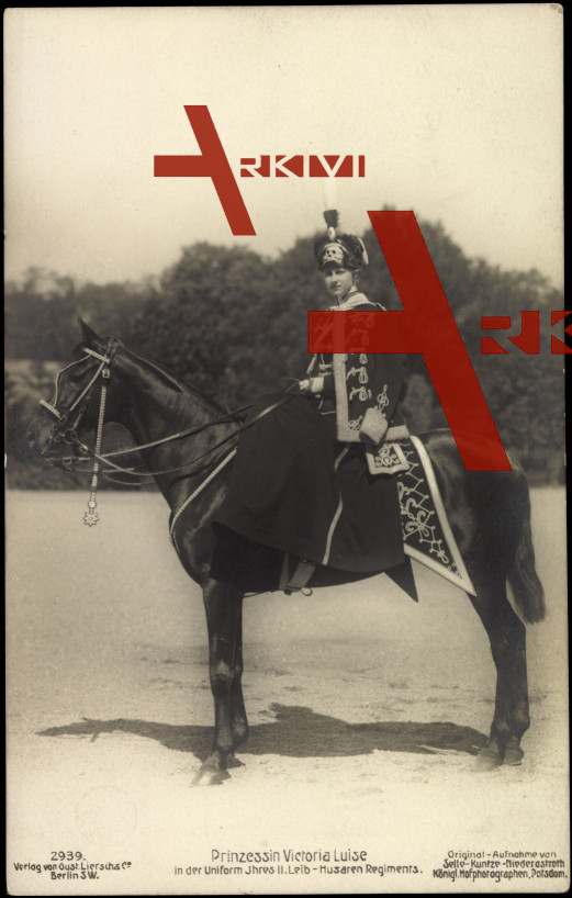 Prinzessin Victoria Luise, Husar, Pferd,Liersch 2939
