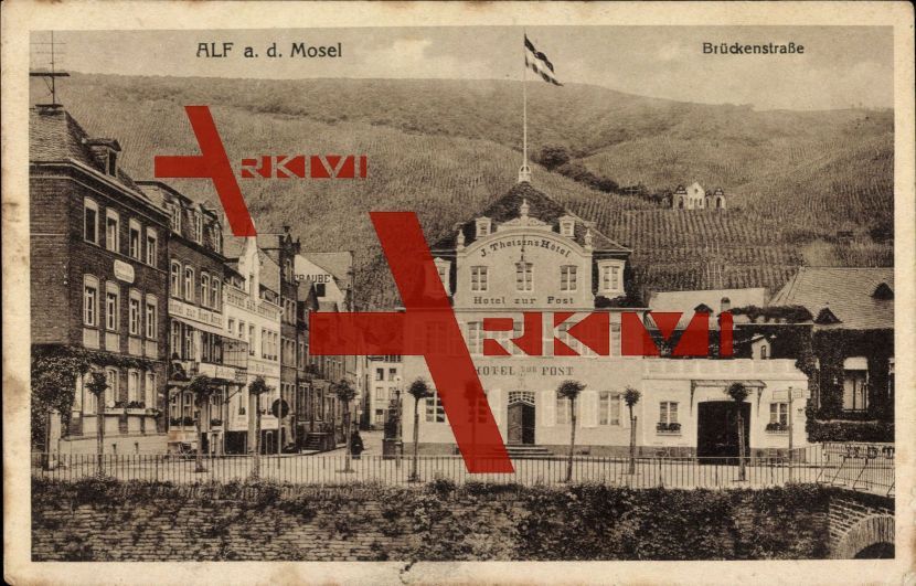 Alf a.d. Mosel, Hotel zur Post in der Brückenstraße