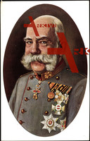 Kaiser Franz Josef I, nach Gemälde von R. Grabendorff