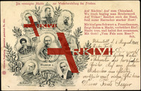 Zar Nikolaus, Kaiser Mutsuhito, Franz Josef, Wilhelm