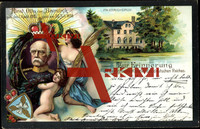 Trauerkarte Fürst Otto von Bismarck,Friedrichsruh
