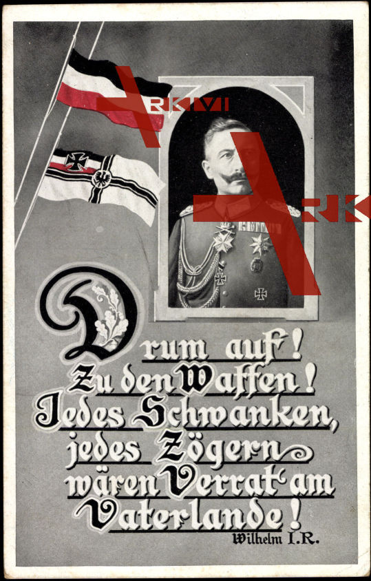 Passepartout Drum auf, Kaiser Wilhelm II, Schwanken, Zögern, Verrat