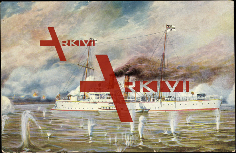 S.M. Kanonenboot Iltis, Schlacht bei den Takuforts am 17 Juni 1900