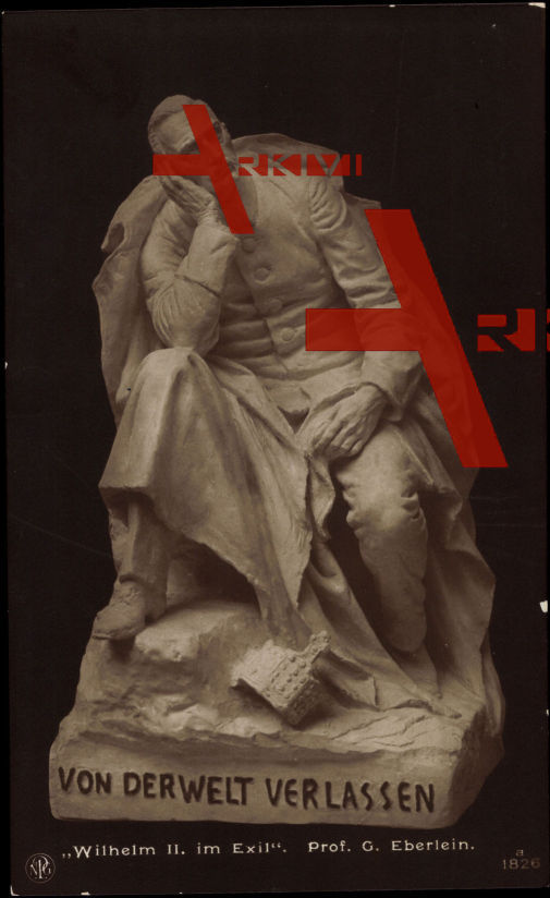 Kaiser Wilhelm II. im Exil, NPG 1826
