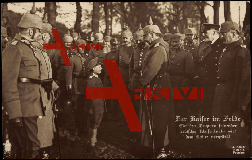 Kaiser Wilhelm II. im Felde, NPG 5563, Junge in Uniform
