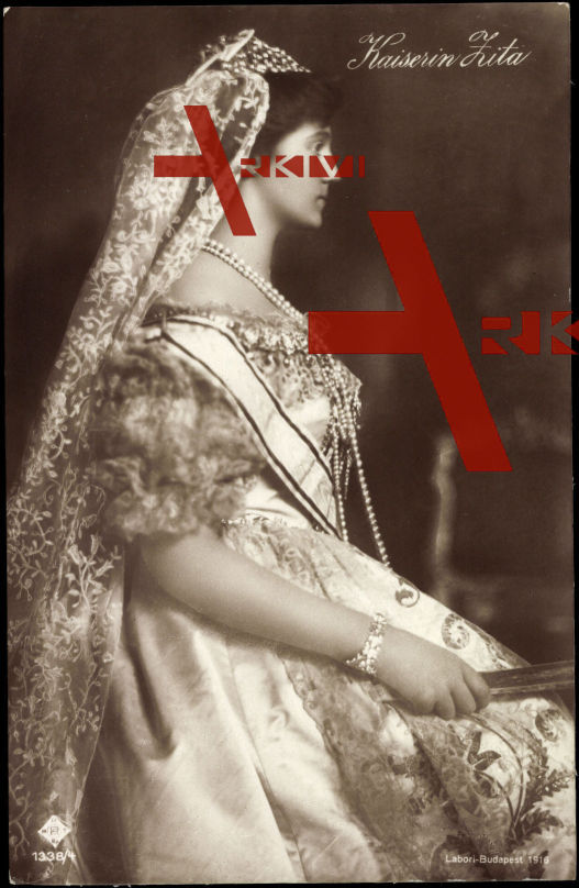 Kaiserin Zita von Ungarn mit Schleier