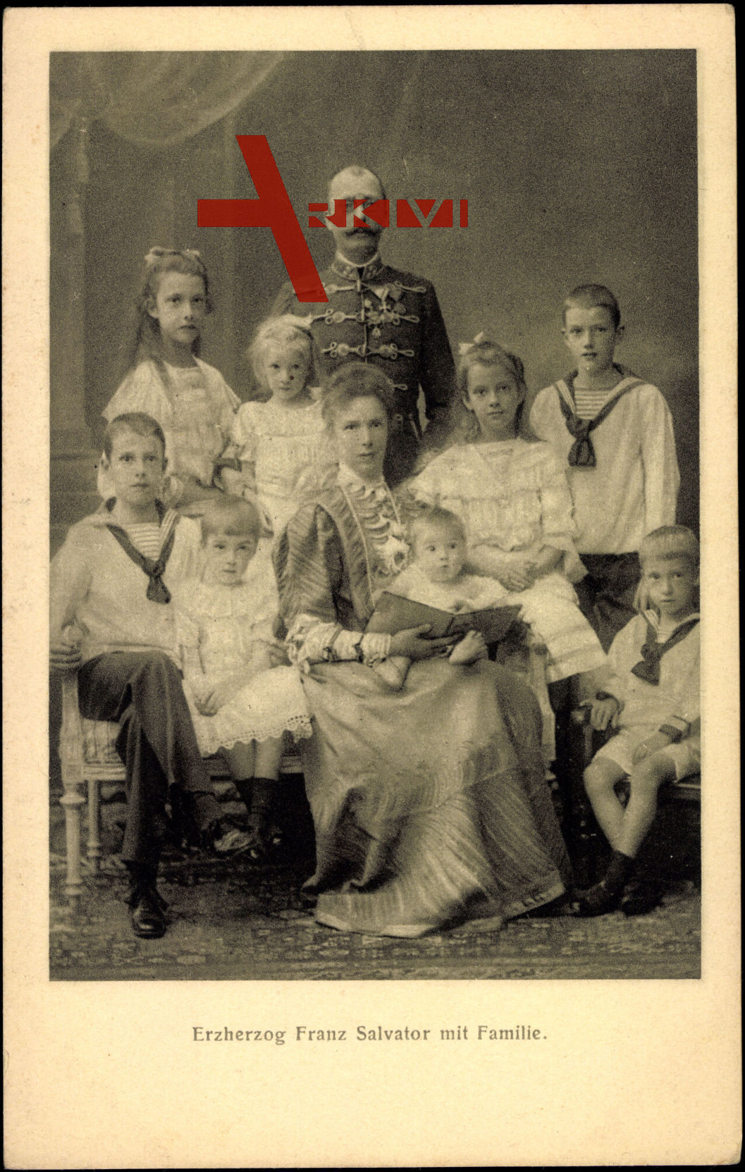 Erzherzog Franz Salvator von Österreich mit Familie