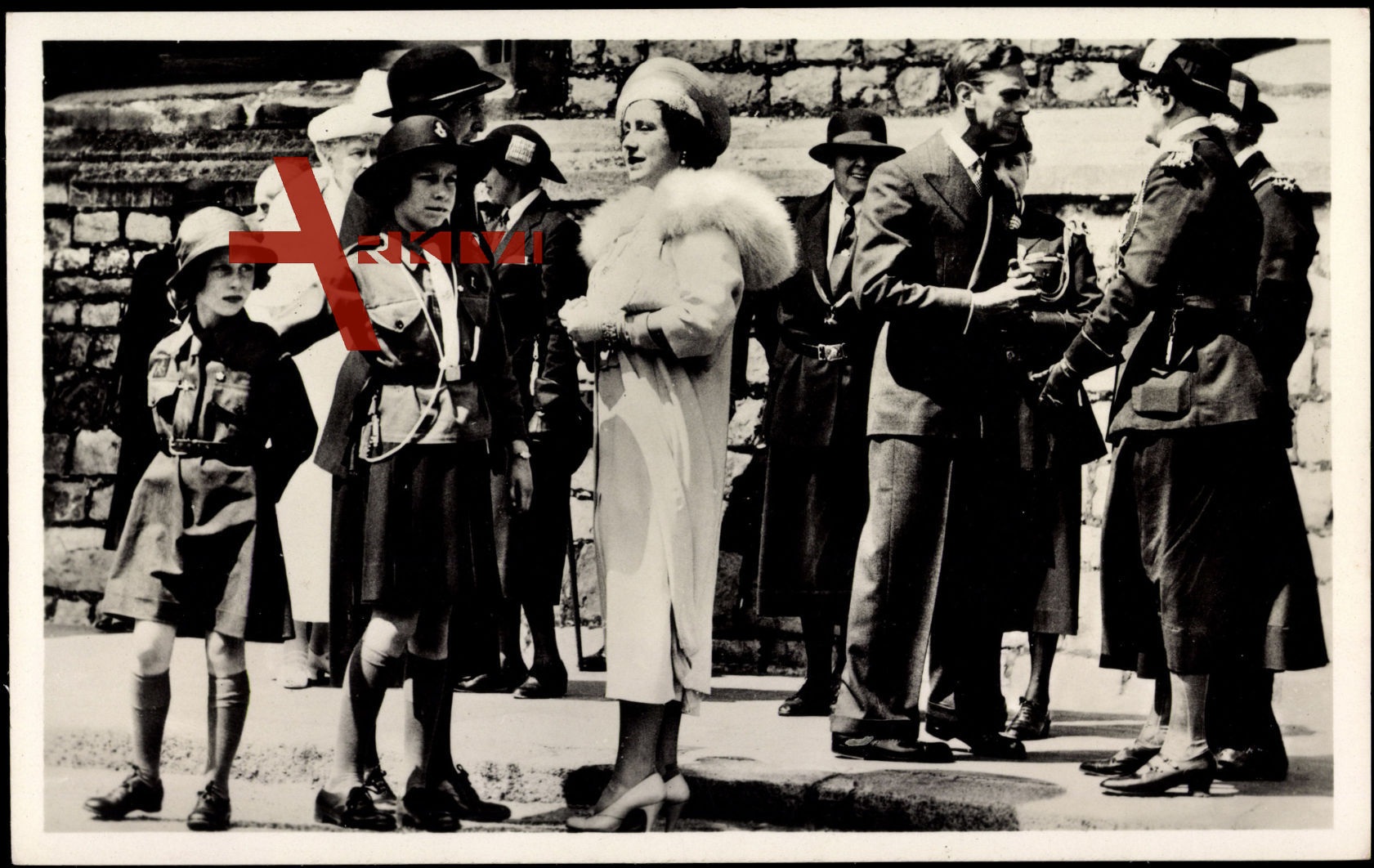 King George VI., Queen Elizabeth Bowes Lyon, Princess Elizabeth