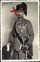 Fürst Leopold zu Lippe, Portrait, Uniform, Säbel, Abzeichen