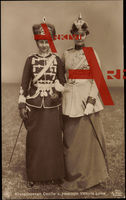Kronprinzessin Cecilie, Viktoria Luise, Totenkopfhusaren Uniform, NPG 5081