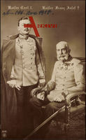 Kaiser Carl I., Kaiser Franz Josef I., NPG 6040, Schwert