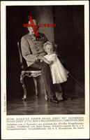 Kaiser Franz Josef I von Österreich mit Enkelkind, Sohn des Erzherzogs