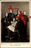 Kronprinz Wilhelm mit den Prinzen und der Prinzessin Viktoria Luise