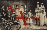Kaiser Wilhelm II, Kaiserin Auguste Viktoria, Silberhochzeit, Kronprinz