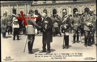 Kaiser Wilhelm II. verabschiedet sich vom Hofprediger