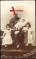 Kaiser Franz Josef von Österreich mit den Enkelkindern, BKWI