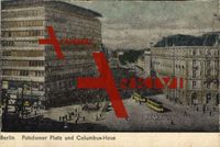 Berlin, Blick auf den Potsdamer Platz und das Columbus Haus, Straßenbahn