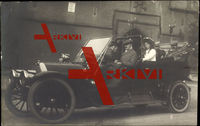 Rechts hinten Ernst Ludwig von Hessen Darmstadt, Automobil